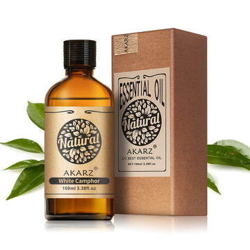 White Camphor Essential Oil AKARZ Natural And Pure (30ML 100ML )